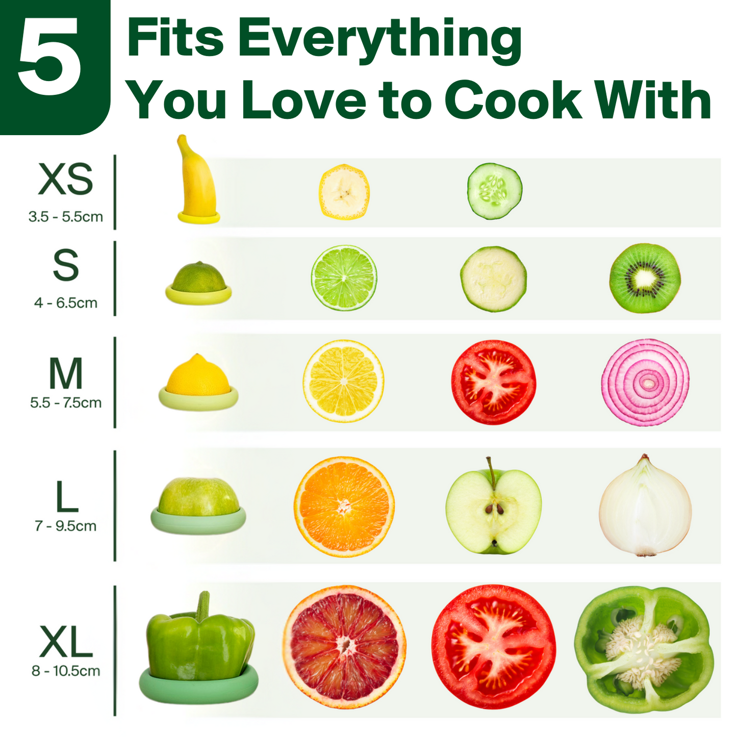 Food Huggers Set of 5